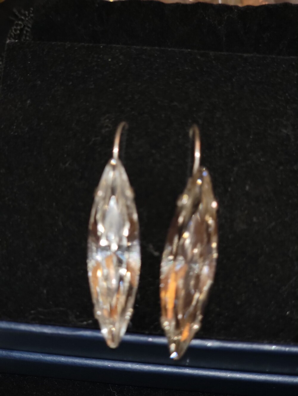 Earrings 🌴🌴🌴Old Hollywood Style🌴🌴🌴 Glam Swarovski Crystal Earrings - Picture 15 of 17